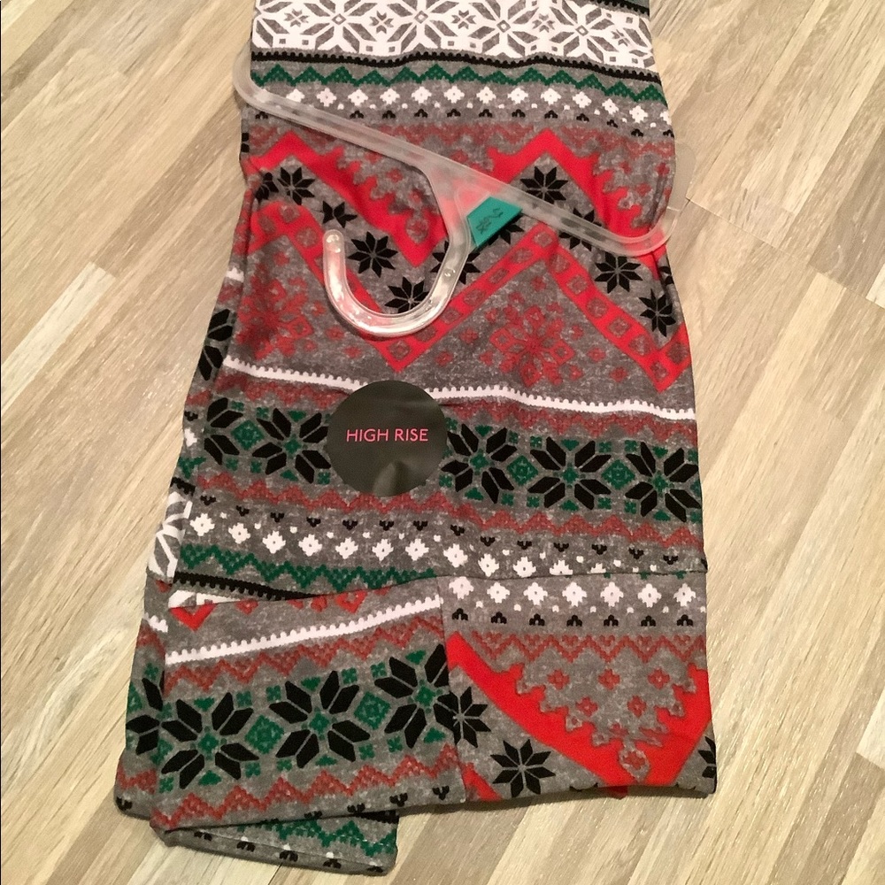 NOBO Christmas Juniors LEGGINGS High Rise XL 15-17